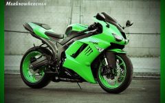 Kawasaki Ninja ZX-6 R Yeşil Grenaj Set 2007-2008 Motosiklet Yedek