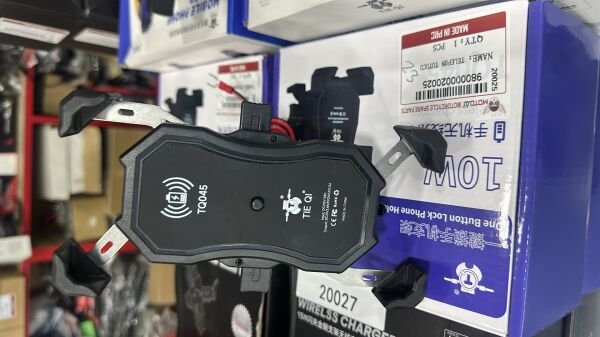 Motosiklet Telefon Tutucu Kablosuz Hızlı Şarzlı