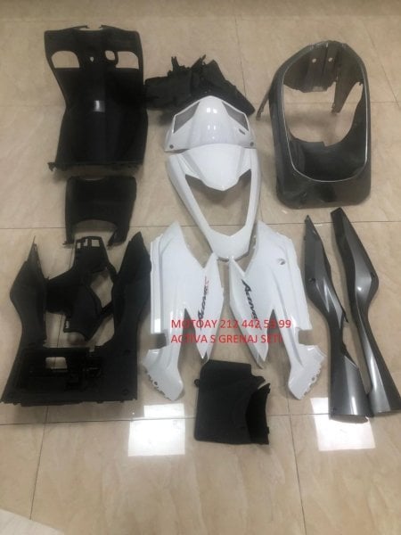 Activa S 125 Kaporta Seti Grenaj Set 2019 2021 Beyaz Yeni Model