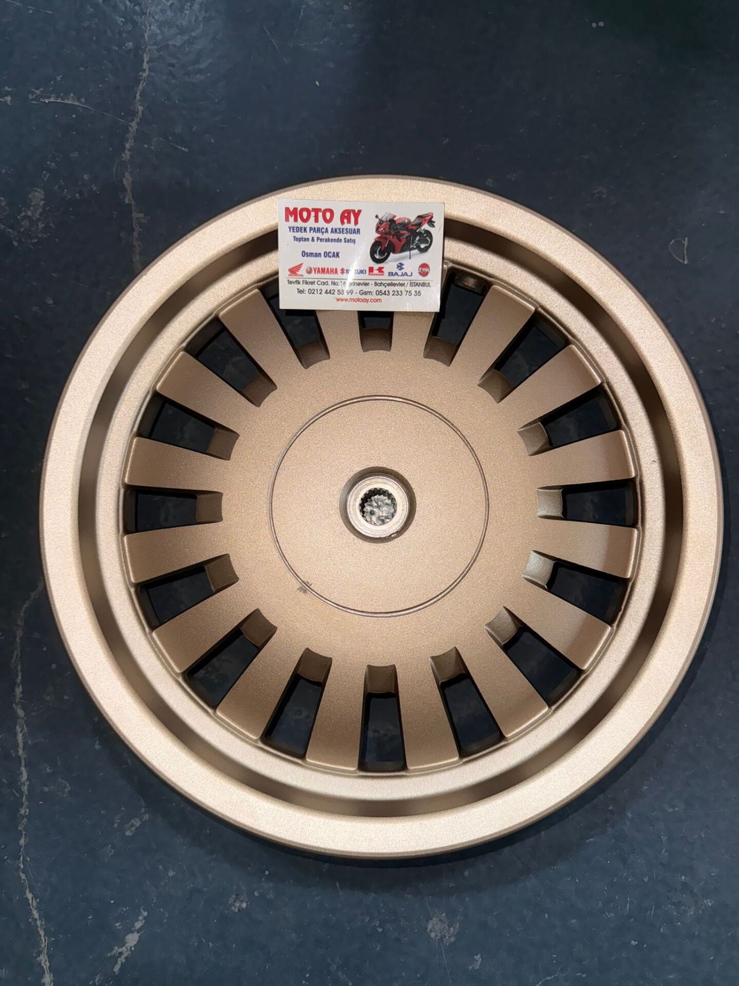 Brillant 125 Arka jant kahverengi