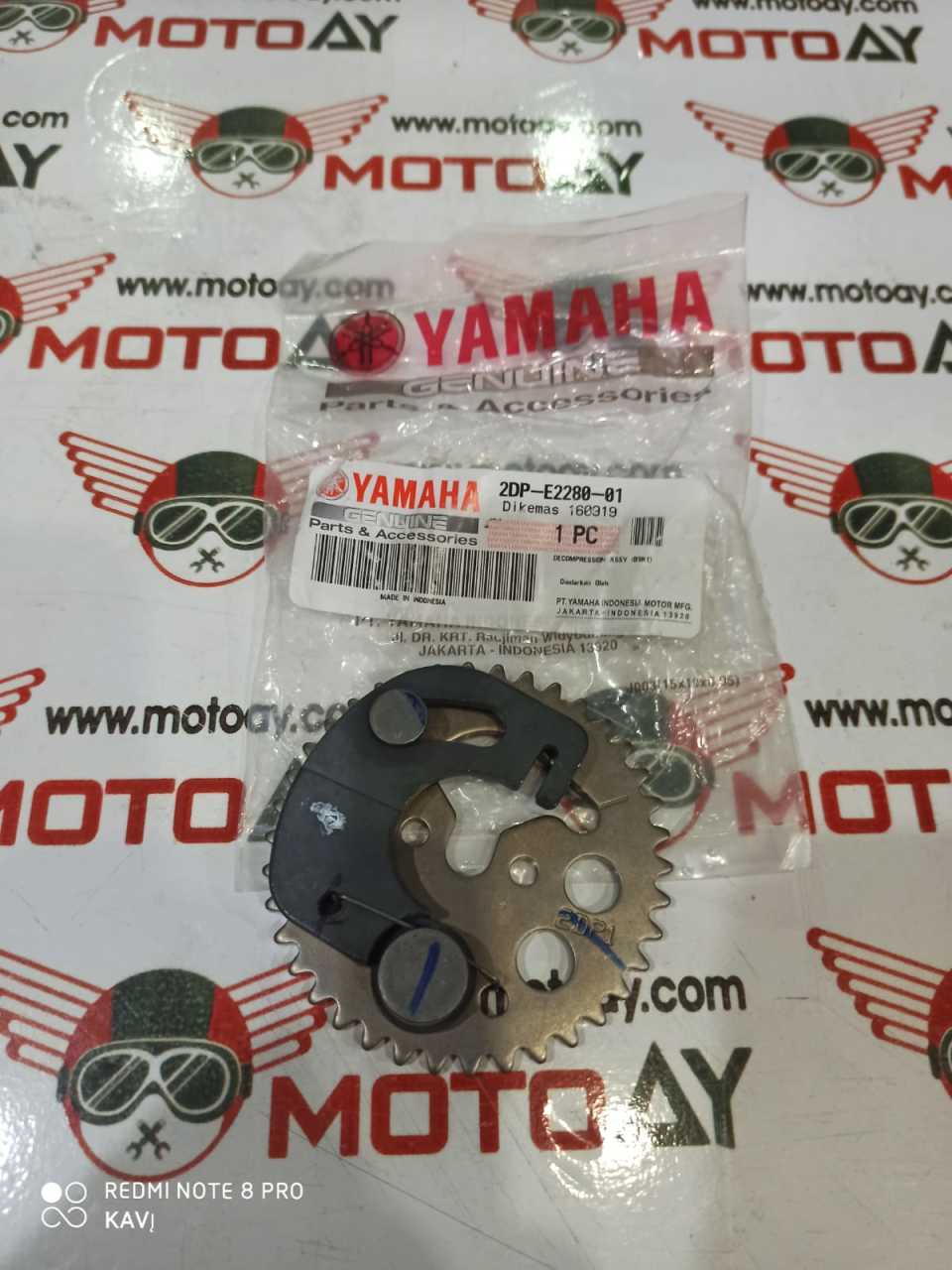 Yamaha N Max 125-155 Eksantrik Dişlisi Orjinal