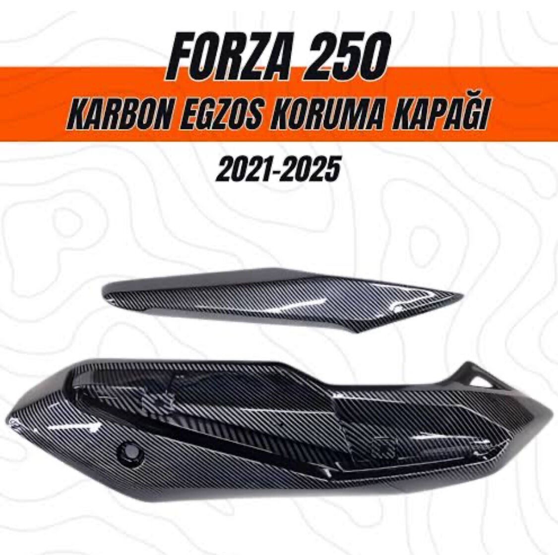 Forza 250 Karbon Egsoz Muhafazası 2021 2024