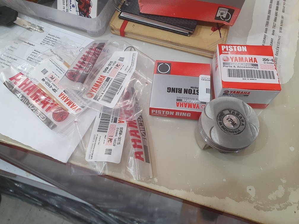 Nmax 125 piston sekman perno seti orjınal