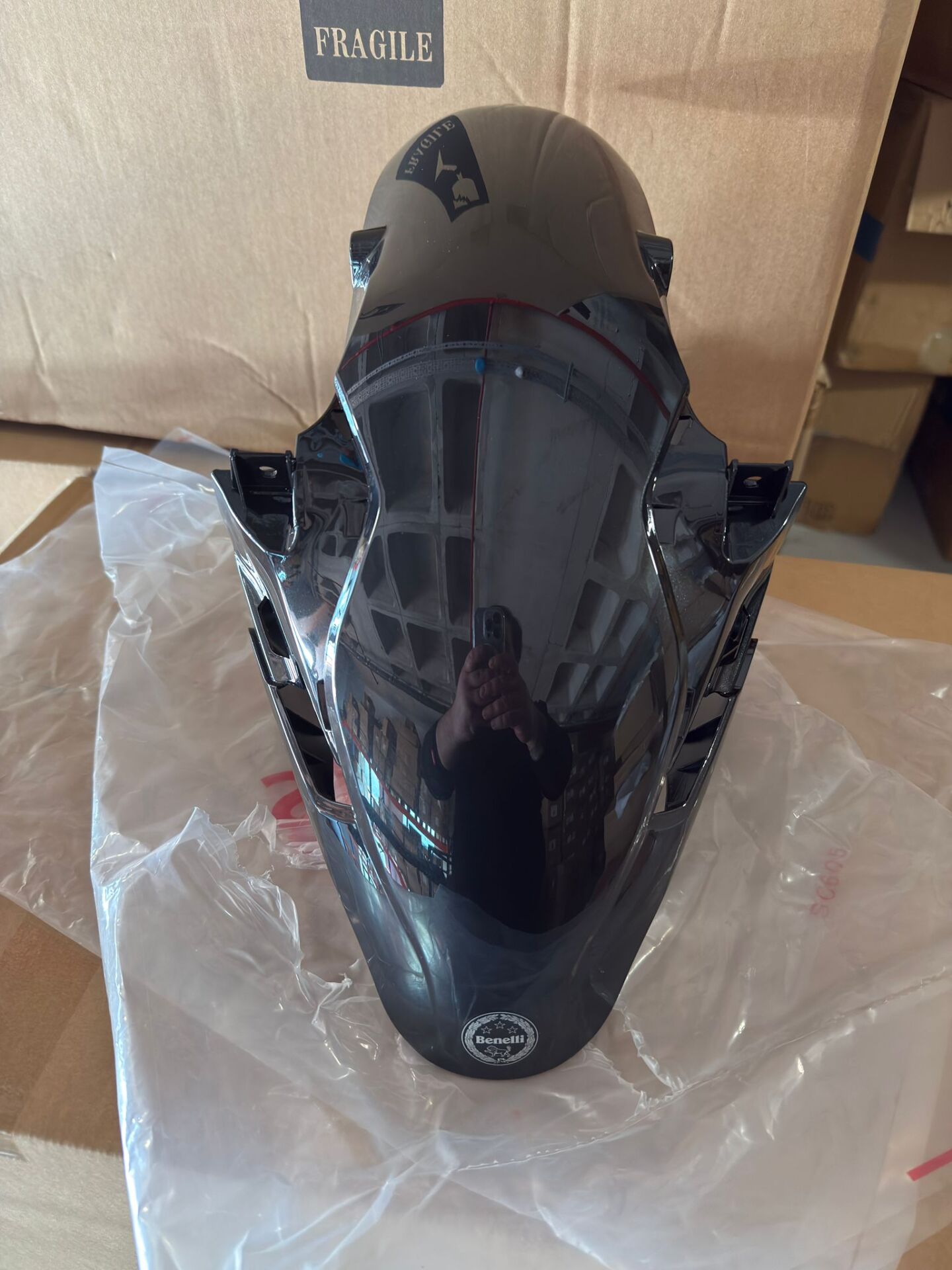 Benelli S 125 ön Çamurluk siyah