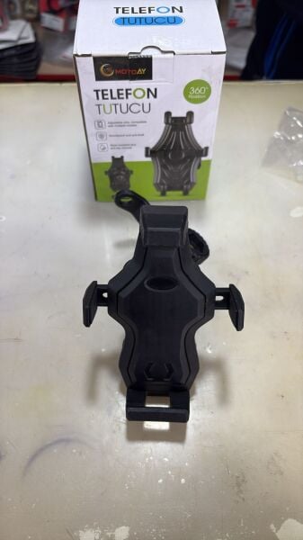 Motosiklet Telefon Tutucu Titreşim Engelleme Lastikli Kızaklı