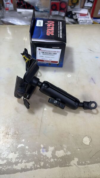 Motorsiklet Telefon Tutucu Metal Gövde Usb Şarjlı