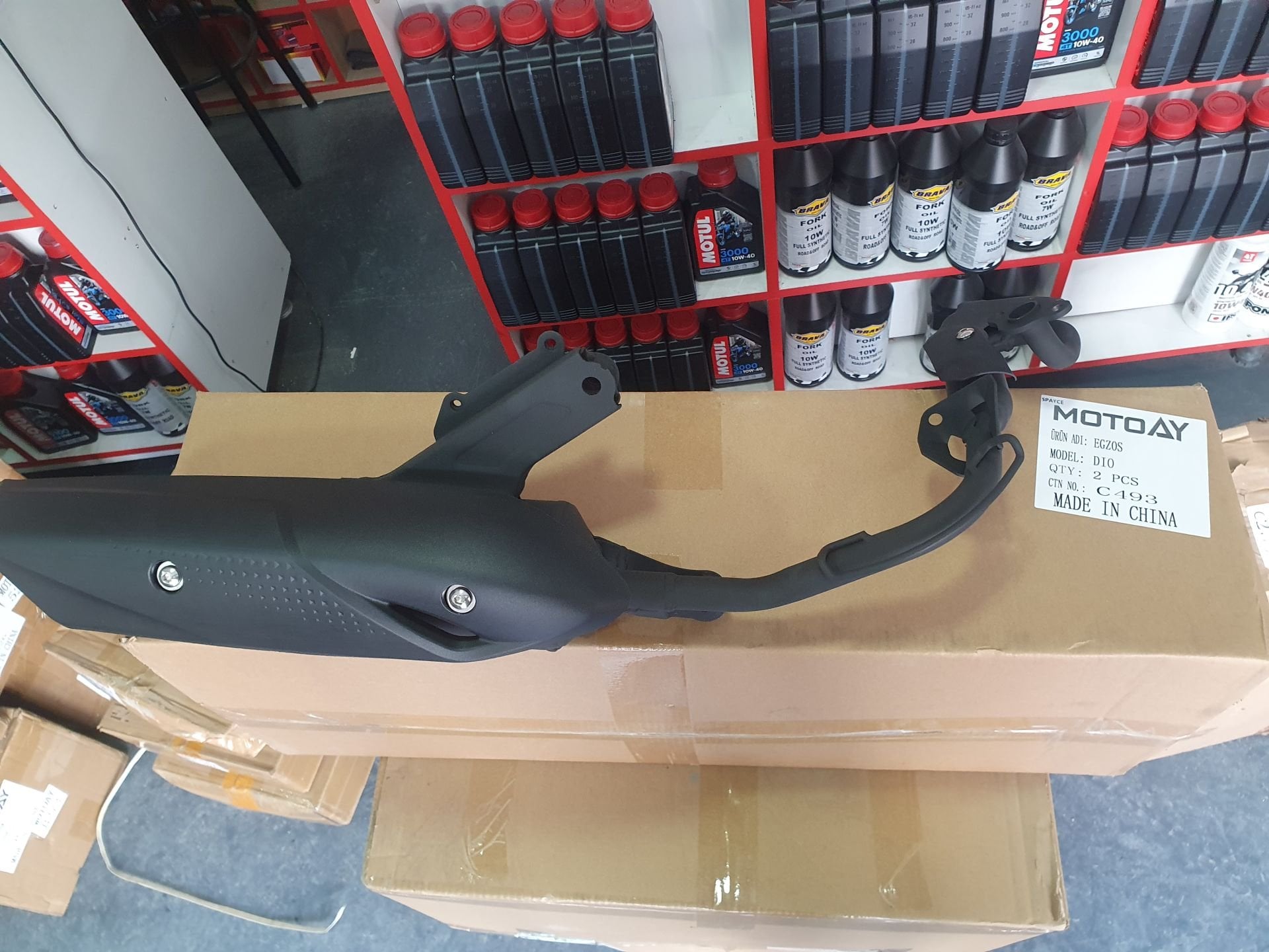 Honda Dio 110 Egzoz