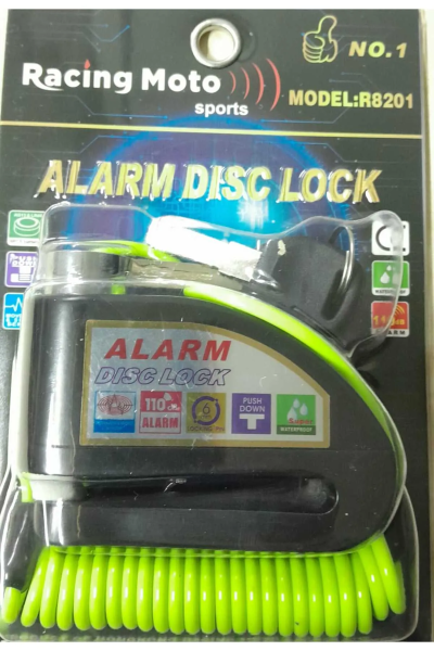 Motosiklet Alarmlı Disk Kilit hatırlatma Kablolu
