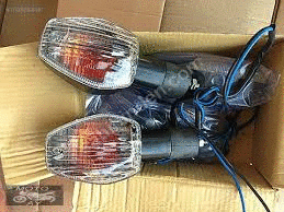 1000 RR Beyaz Camlı Sinyal Seti