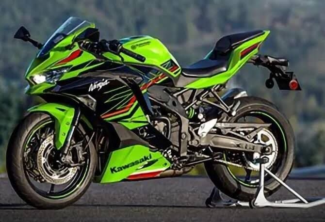 Kawasaki ZX-4RR Grenaj Set Yeşil Siyah 2024 2026