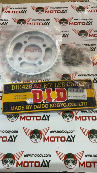 Honda Cb 125 Ace Zincir Dişli Set DID Düz Zincir