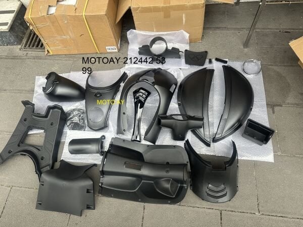 Kuba blueberry 50 cc Mat Siyah Grenaj Seti 19 parca